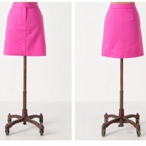 Anthropologie Vanessa Virginia Pink Skirt